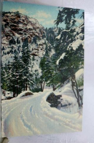 Colorado Co Cheyenne Canon Pikes Peak Postcard Old Vintage Card View Standard Pc