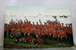 Canada Nova Scotia Aldershot Militia Corps Postcard Old Vintage Card View Post