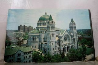 Missouri Mo Saint Louis Catholic Cathedral Postcard Old Vintage Card View Post