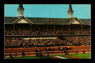Dr Jim Stamps Us Kentucky Derby Churchill Downs Louisville View Postcard