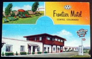 1940s Frontier Motel,  Us Hwy 160,  Cortez Colorado