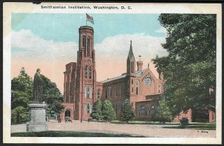 (111cents) Usa Smithsonian Institutien,  Washington,  D.  C.  Vintage Color Pc
