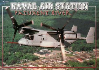 Mv - 22 Osprey Aircraft Naval Air Station Patuxent River Maryland Plane - Postcard