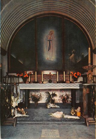 Belgium Banneux Notre Dame Tryptique De La Chapelle Des Apparitions Postcard