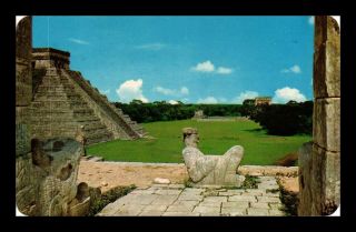 Dr Jim Stamps Chichen Itza Yucatan Mexico Chrome View Postcard