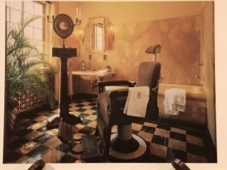 Postcard Florida,  Sarasota John & Mable Ringling Museum,  John’s Bathroom