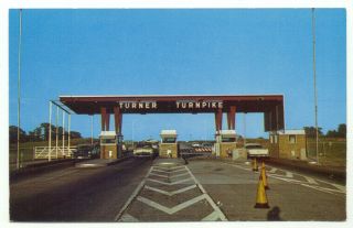 Turner Turnpike Ok Entrance Vintage Postcard - Oklahoma
