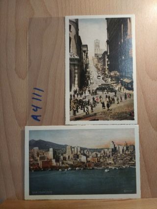 1940s Postcard Views Of San Francisco,  California