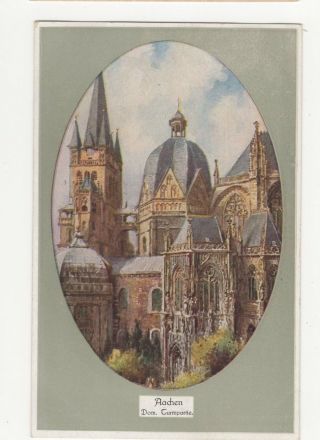 Germany,  Aachen,  Dom,  Turmpartie Postcard,  A575