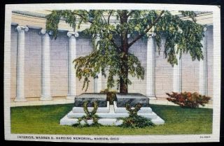 1935 Interior View,  President Warren G.  Harding Memorial,  Marion,  Ohio