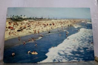 California Ca Huntington Beach State Park Trailer Postcard Old Vintage Card View