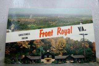Virginia Va Front Royal Greetings Postcard Old Vintage Card View Standard Post