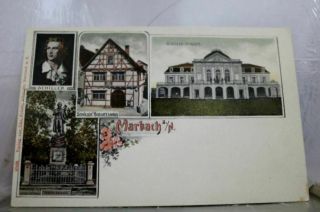 Germany Marbach Schiller Geburtshaus Museum Postcard Old Vintage Card View Post