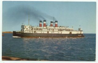 S.  S.  Prince Edward Island Passenger And Car Ferry Postcard