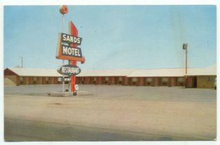 Van Horn Tx Sands Motel Postcard - Texas