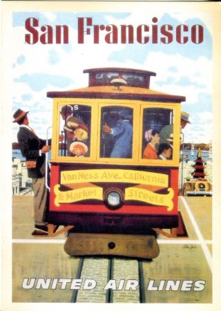 Postcard From A Vintage San Francisco Travel Poster