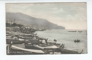 Postcard.  On The Beach.  Funchai Madeira