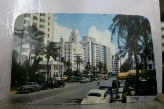 Florida Fl Hotels Miami Beach Postcard Old Vintage Card View Standard Souvenir