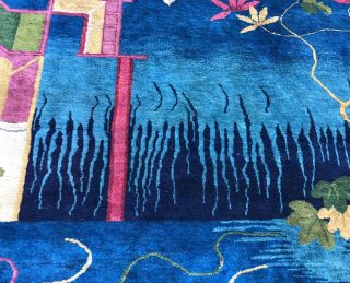 An Attractive Color Combination Art Deco Chinese Rug