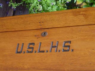 Old Maine Signed Lighthouse Medicine Chest USLHS USLH AS FOUND 3
