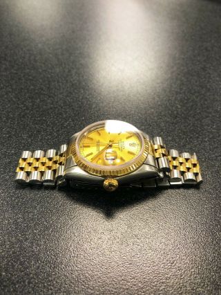 Rolex Datejust 18k Two - tone 36mm Jubilee Bracelet Watch 16013 2