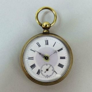 Antique Swiss Mi.  Chronometre Combination Pocket Watch Compass C.  1900