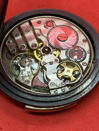 Antique Audemars Piguet & Co.  Minute Repeater Pocket Watch Gun Metal RARE 11