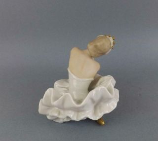Antique Porcelain German Art Deco Figurine of Ballerina by Wallendorf 4