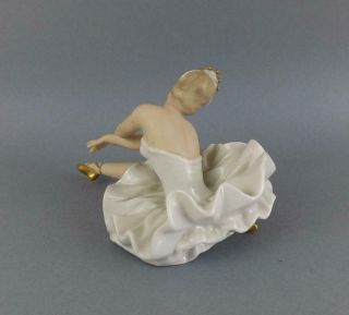 Antique Porcelain German Art Deco Figurine of Ballerina by Wallendorf 5