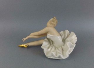Antique Porcelain German Art Deco Figurine of Ballerina by Wallendorf 6