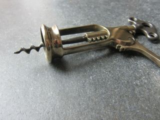 Antique V.  Rousseau,  Le Parfait single lever brass frame corkscrew 11