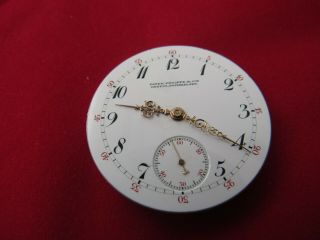 PATEK PHILIPPE 21J WOLF TOOTH POCKET WATCH MOVEMENT 42MM HANDS & DIAL 2