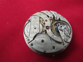 PATEK PHILIPPE 21J WOLF TOOTH POCKET WATCH MOVEMENT 42MM HANDS & DIAL 5