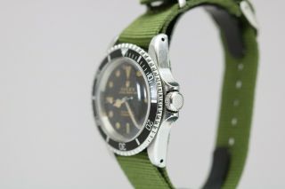 Rolex Submariner Ref 5513 Vintage Gilt Dial Dive Watch Circa 1960s Meters First 9