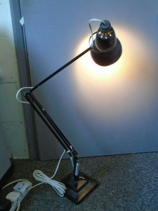2 Step With Perforated Shade - Vintage Herbert Terry Anglepoise Lamp