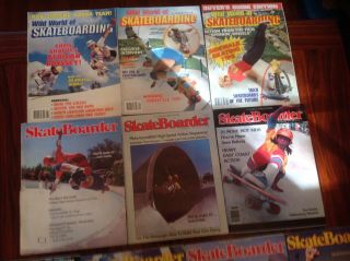 Skateboard Vintage Magazines,  Alva G&s