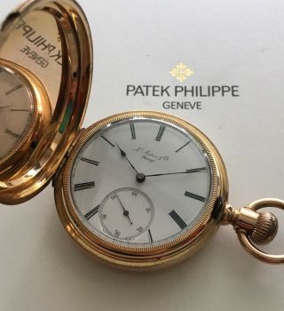 Patek Philippe Pocket Watch - Massive 51mm 18k Rose Gold Hunter - C1882