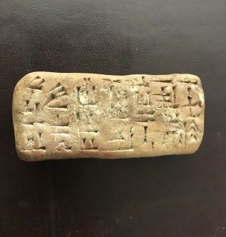 Very Rare Circa 2500 - 1000 Bc,  Near East Terracotta Tamplet With Early Writings.