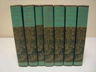 Antique The Nature Library Doubleday Set 7 Illustrated 1926 Natural History