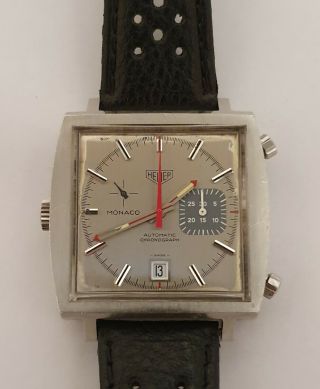 Vintage Heuer Monaco Chronograph Cal 15 1533 G 7