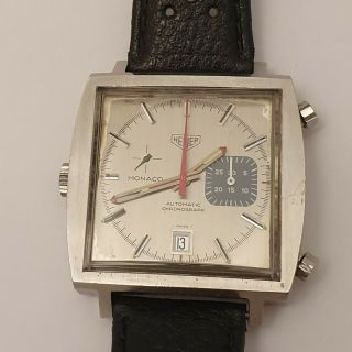 Vintage Heuer Monaco Chronograph Cal 15 1533 G 9