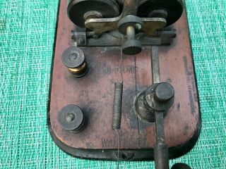 J.  H.  BUNNELL & CO Antique TELEGRAPH SYSTEM Relay 36 Ohm 3