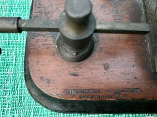 J.  H.  BUNNELL & CO Antique TELEGRAPH SYSTEM Relay 36 Ohm 4