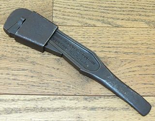 1910 Standard Wrench & Tool Co 10” Fitzall Quick Adjust Wrench - Antique Hand Tool