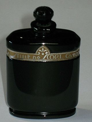 Vintage Caron Nuit De Noel Perfume Baccarat Style Bottle 1 Oz - Open - 3/4 Full