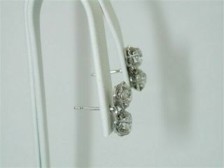 $17,  500 ANTIQUE PLATINUM DIAMOND OLD MINED 2.  00CTW G/VS EARRINGS - $99 3