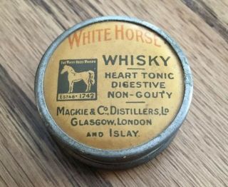 Antique 1920’s White Horse Whisky Glasgow,  London Advertising Tape Measure