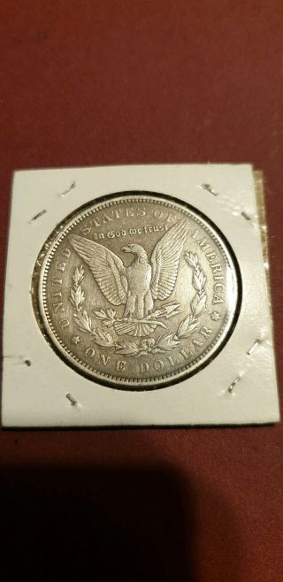1890 - P Morgan Silver Dollar Collectible Antique Rare Circulated 3
