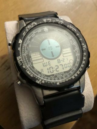 Rare Vintage Pulsar Compass Mens Watch