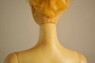 Vintage Blond Ponytail 1 Barbie Stock 850 w/ Holes in Feet - Doll Only 9